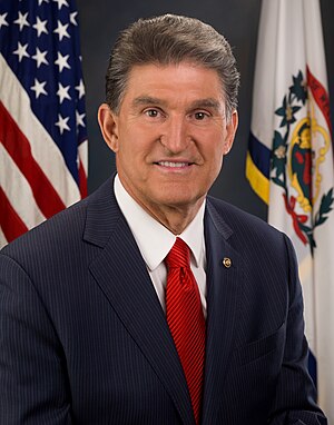 Joe Manchin, official Senate portrait