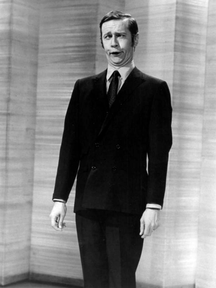 George Carlin performing on television, 1969.